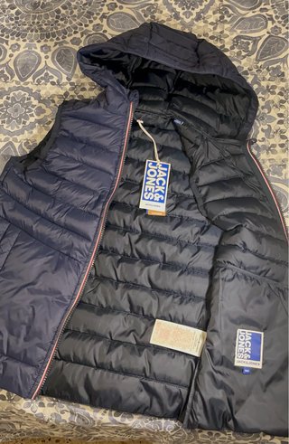 Chaleco Jack & Jones azul 140cm 10 años