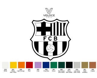 Vinilo Escudo FC Barcelona