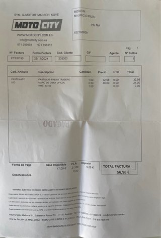 Scooter/moto Sym Joyride Evo 125