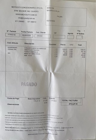 Scooter/moto Sym Joyride Evo 125
