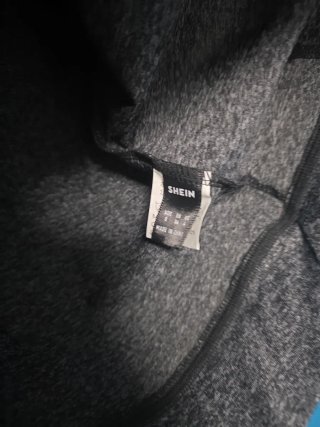 Chaqueta deportiva fina mujer gris