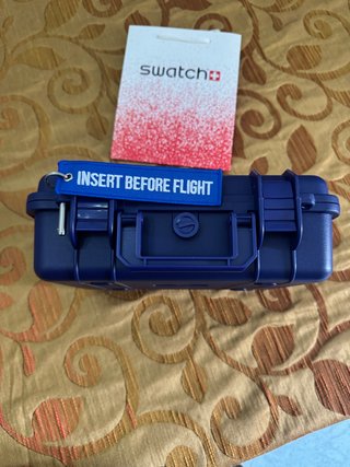 Valigetta porta orologi Swatch X Omega 6 posti