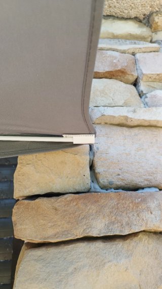 Sombrilla rectangular Ikea Lilleö gris