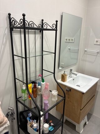 URGENTE - Estantería Metálica y Cristal Ikea