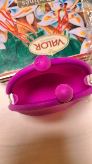 Monedero Silicona Morado