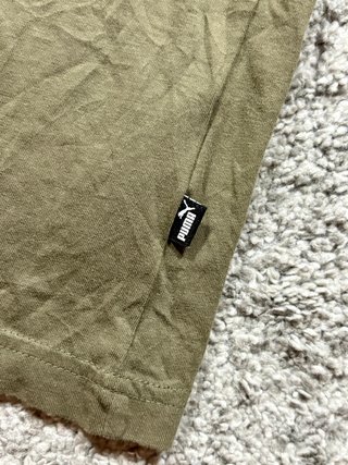 Camiseta Puma logo khaki verde M
