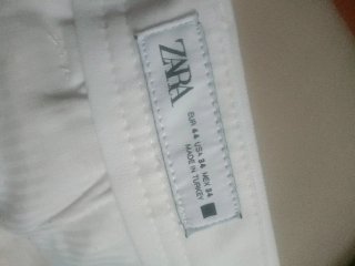 Pantaloni Zara Uomo Bianchi