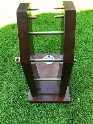 Jamonero profesional madera y cuchillo acero inox
