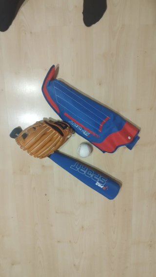 Juego Béisbol Infantil: Bate, Guante y Pelota