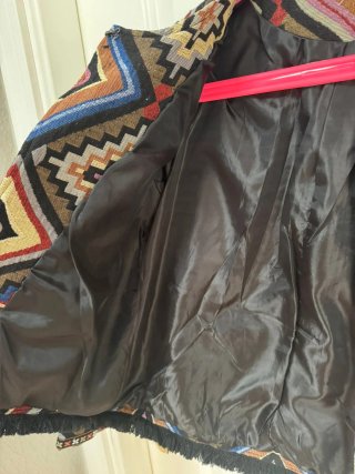 Chaqueta mujer geométrica