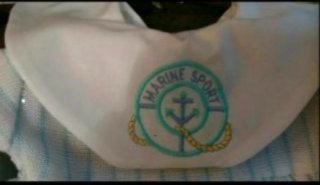 Traje de bebé marinero