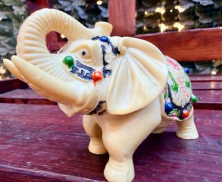 Elefante vintage decorato stile orientale