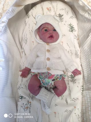 Muñeca Reborn Silicona Niña 44cm