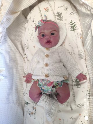 Muñeca Reborn Silicona Niña 44cm