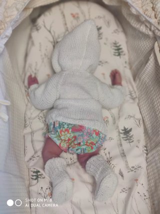 Muñeca Reborn Silicona Niña 44cm