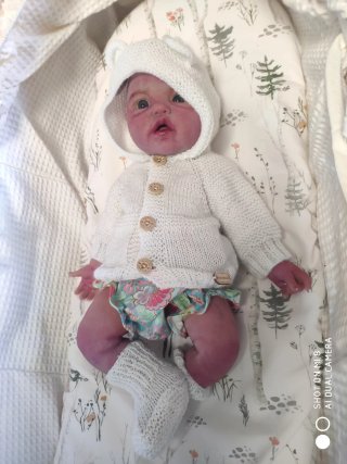 Muñeca Reborn Silicona Niña 44cm
