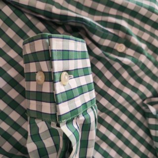 Camisa GANT cuadros vichy verde manga larga