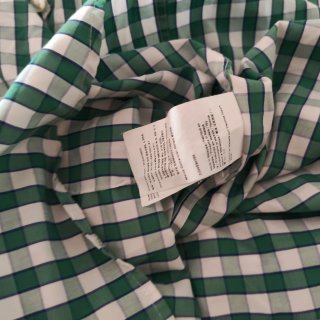 Camisa GANT cuadros vichy verde manga larga