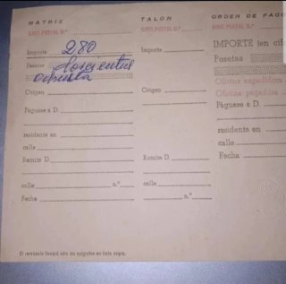 2 Formatos Antiguos Giro Postal
