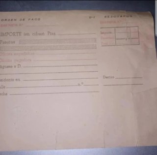 2 Formatos Antiguos Giro Postal