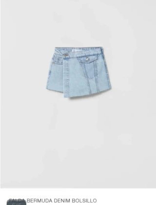 ZARA Falda bermuda T.13/14