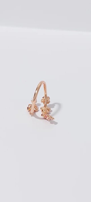 Anillo Pandora Flor Rosa Talla 54