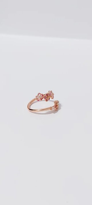 Anillo Pandora Flor Rosa Talla 54