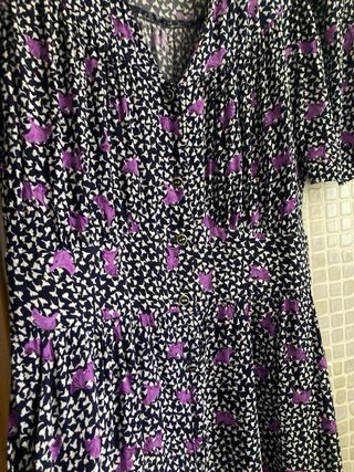 Mono Maje estampado floral morado