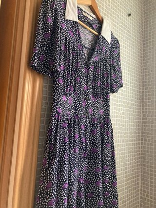 Mono Maje estampado floral morado