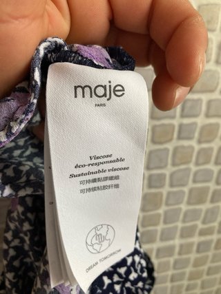 Mono Maje estampado floral morado