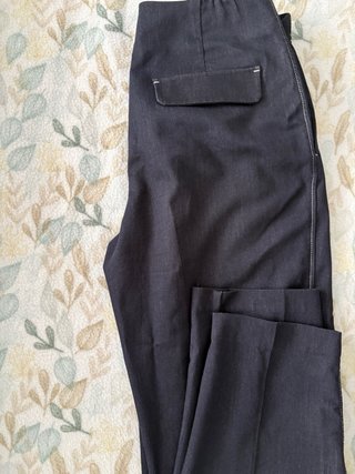Pantalón Zara Negro azul