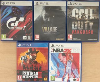 PlayStation 5 + DualSense + Juegos + Base carga