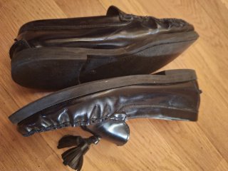 Zapatos castellanos Deltell niño negros