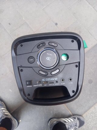 Altavoz con luces LED y mandos