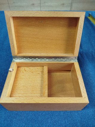 Caja madera musical leyenda fröhliche weihnachten