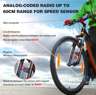 Ciclocomputador Inalámbrico SPGOOD