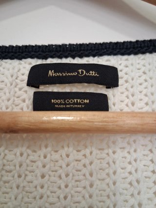 Jersey Massimo Dutti de rayas. Talla M