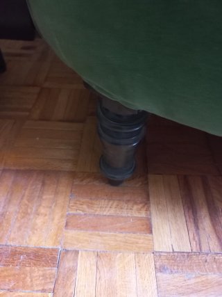 Sofás vintage terciopelo verde