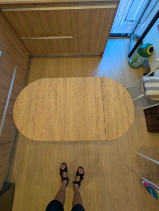 Mesa de comedor extensible madera