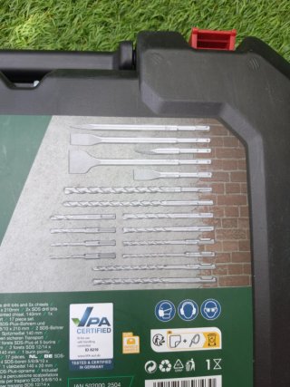 Juego Brocas y Cinceles SDS-Plus Parkside