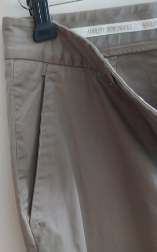 Pantalón Adolfo Domínguez Beige Talla M