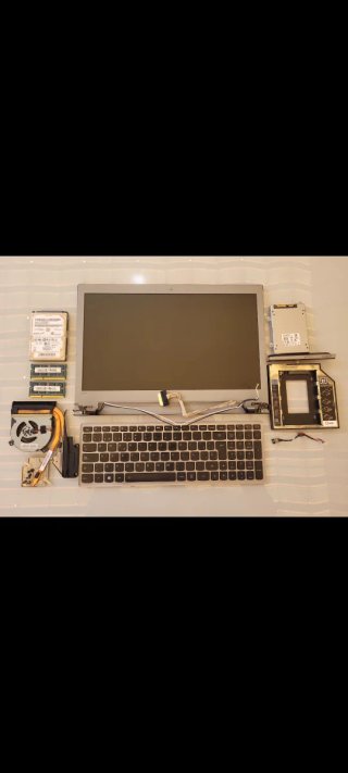 Despiece Lenovo IdeaPad Z500: Pantalla, SSD, RAM