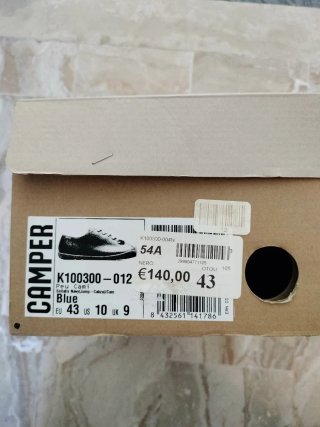 Scarpe uomo Camper blu