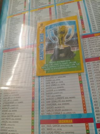 Colección Adrenalyn Panini