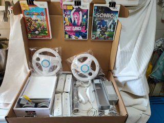 Consola Wii Completa con Juegos y Accesorios