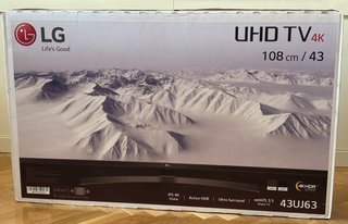 TV LG 43” Smart Tv Negra
