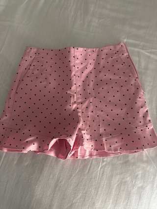 Pantalón corto Zara lunares rosa