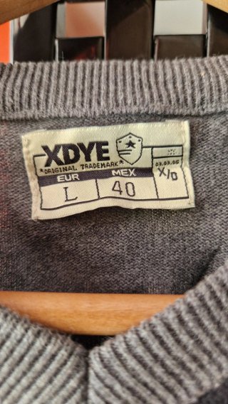 Jersey Pull & Bear Rayas Negro/Gris Talla L
