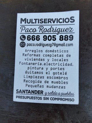 Multiservicios Paco Rodriguez