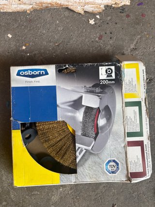 Escova Metálica Circular Osborn 200mm Latão
